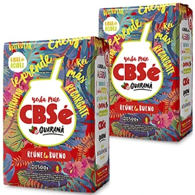 Afbeelding van 🌿CBSE Yerba Maté Guarana: 2 x 0,5 kg Energie en Tonische drank, rijk aan vitaminen antioxidanten, met cafeïne! Versnelt de stofwisseling. Bevat geen suiker.
