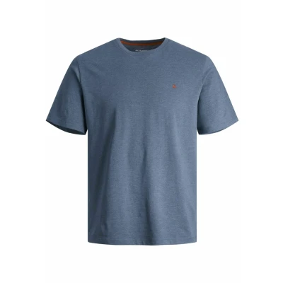 Afbeelding van Jack &amp; Jones Tshirt basic, Heren, Maat: Small, Denim blue