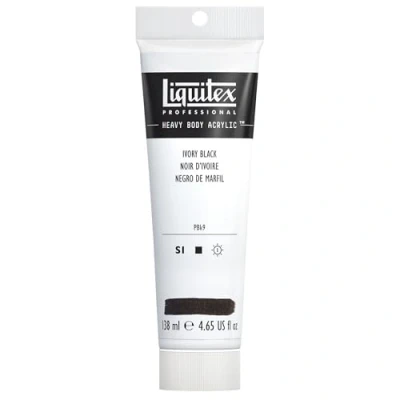 Afbeelding van Liquitex Professional Heavy Body Acryl 138 ml Ivoorzwart Serie 1