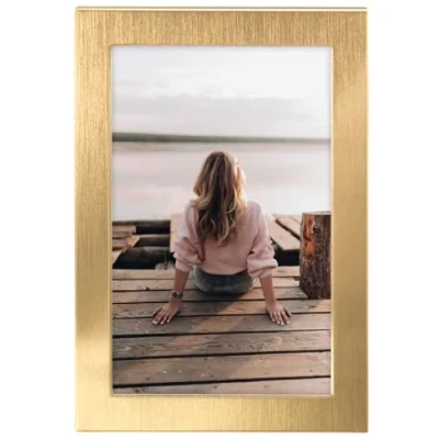 Afbeelding van Hama Extra grote gouden aluminium fotolijst