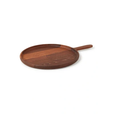 Afbeelding van Serax Pure Pan L Dienblad Van Hout 35 Cm Donkerbruin