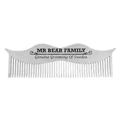 Afbeelding van Mr Bear Family Moustache COMB Borstel, Heren, Maat: 30 g,