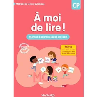 Afbeelding van A MOI DE LIRE CP MANUEL D&#039;APPRENTISSAGE DU CODE