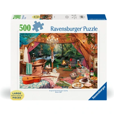 Afbeelding van Ravensburger Legpuzzel Gezellig Kamperen, 500st.