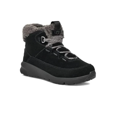 Afbeelding van UGG Terretrail COZY LACE Unisex Veterboots voor kinderen, Maat: 31, Black Leer en textiel
