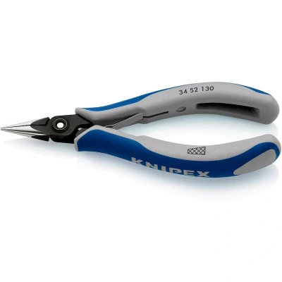 Image de KNIPEX 34 52 130 pince électronique de précision avec poignées multi composants brunie mm