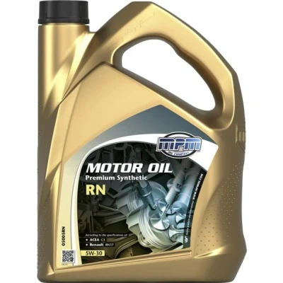 Afbeelding van Mpm Premium Synthetic RN 5W 30 5L Motorolie 05005RN RENAULT: Clio 3, 4, Kangoo II / Grand Kangoo, DACIA: Sandero 2, Duster Off Road, I