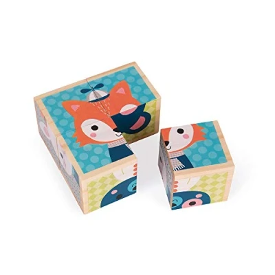 Image de Jeu d’éveil Mes Premiers cubes Portraits de la forêt Janod