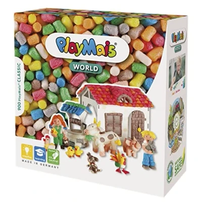 Afbeelding van PlayMais World Boerderij (&gt; 1000 Stukjes)