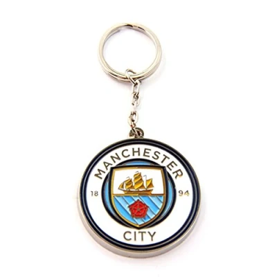 Afbeelding van Manchester City FC Sleutelhanger met officieel wapen, Wit.