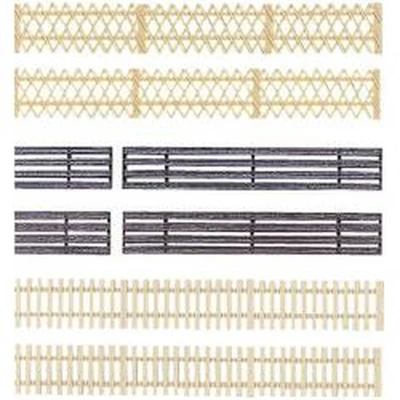 Afbeelding van Auhagen 42 557 H0 Houten hek Kunststof model