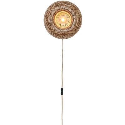 Afbeelding van Wall Lamp BARBADOS Bamboo