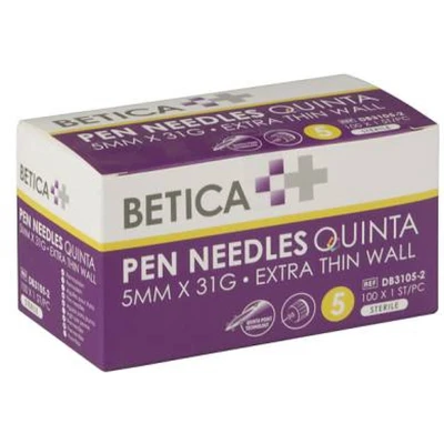 Afbeelding van Betica pennaalden 6MM x 31G 100 stuks