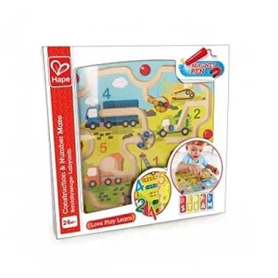 Afbeelding van Hape Magnetisch doolhof bouw &amp; getallen