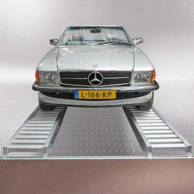 Afbeelding van Datona® Aluminium oprijplaat auto 350 cm 4 ton (2 stuks)