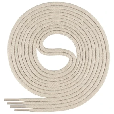 Afbeelding van Di Ficchiano DF SW 03 light.beige 140 gewaxte ronde veters, 2 4 mm, voor zakelijke schoenen, kostuumschoenen en leren schoenen