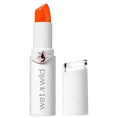 Image de Wet n Wild, Megalast Lipstick, Rouge à Lèvres Mat Longue Durée, Infusé d&#039;Acide Hyaluronique, de Vitamines et d&#039;Extraits Naturels Plantes Marines, Application Facile, Nuance Tanger Ring The Alarm