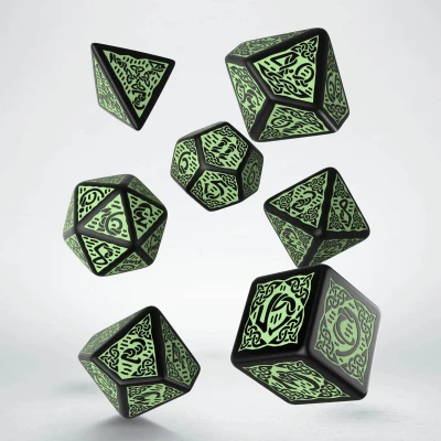Afbeelding van Polydice 7 Celtic Black Green Q Workshop