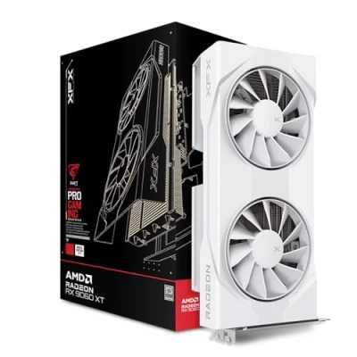 Afbeelding van Grafische kaart. XFX Swift RX 9060XT OC Wit 8GB