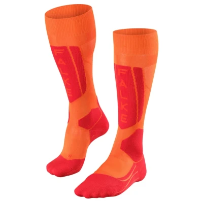 Afbeelding van Falke SK5 Wintersportsokken Maat 35 36 Vrouwen oranje/rood