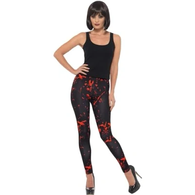 Afbeelding van Bloederige horror legging zwart voor dames