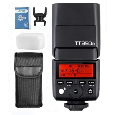 Afbeelding van Godox TT350N Speedlite TTL GN36 2.4G HSS 1/8000s voor Nikon zonder spiegel DDSLR D810 D800 D750 D700 D610 D7100 D5200 D90 en digitale spiegelcamera