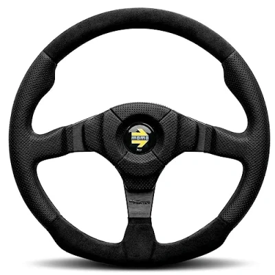 Afbeelding van Racing Steering Wheel Momo DARK FIGHTER Ø 35 cm