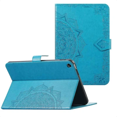 Afbeelding van imoshion Mandala Bookcase voor de Samsung Galaxy Tab A9 Plus Turquoise