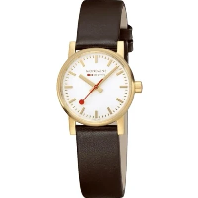 Afbeelding van Mondaine M660.30314.16SBM Horloge Staal Goudkleurig 36mm