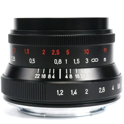 Afbeelding van 7 Artisans Cameralens 35mm f/1.2 MKII APS C voor Fuji FX vatting, zwart