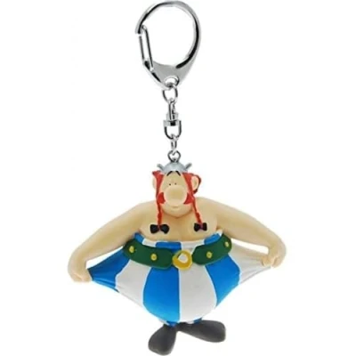 Afbeelding van Plastoy 60388 sleutelhanger Obelix houdt zijn broek vast