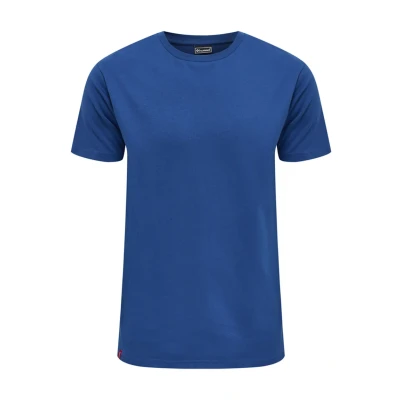 Afbeelding van Hummel Tshirt basic, Heren, Maat: Large, True blue