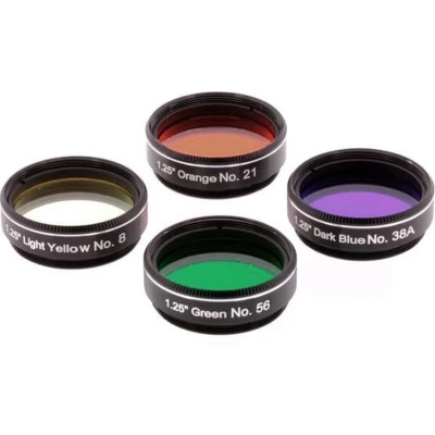 Afbeelding van Explore Scientific 0310294 Set 4 Mond &amp; Planeten 8 Kleurenfilter