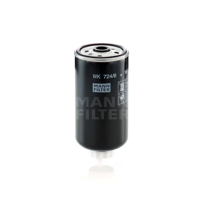 Afbeelding van MANN FILTER WK 724/6 Brandstoffilter Opschroeffilter, met wateraftapplug