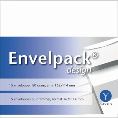 Afbeelding van Envelop Papyrus Envelpack C6 114x162mm wit