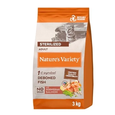 Afbeelding van Nature&#039;s Variety Selected Sterilized Noorse zalm 3 kg