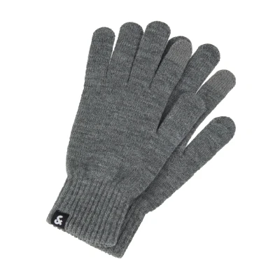 Afbeelding van Jack &amp; Jones Jacbarry Gloves Handschoenen, Heren, Maat: One Size, Grey melange