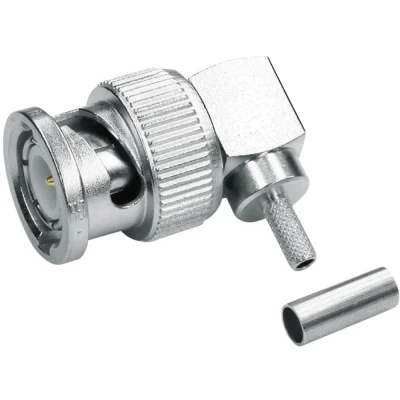 Afbeelding van Telegärtner J01000A1257 BNC connector Stekker, haaks 50 Ω 1 stuk(s)