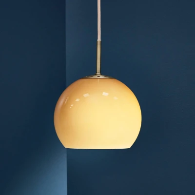 Afbeelding van Frandsen Ball glass hanglamp Ø18 Amber