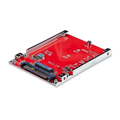 Image de StarTech.com M.2 to U.3 Adapter, For NVMe SSDs, PCIe Drive 2.5inch (SFF TA 1001) Host Adapter/Converter, TAA Compliant 2.5&quot; Form Factor (1M25 U3 M2 ADAPTER) Adaptateur d&#039;interface Card / 4.0 (NVMe) ro