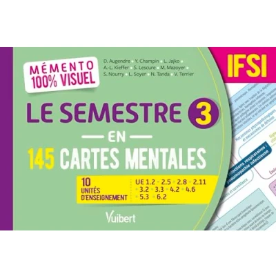 Afbeelding van MEMENTO 100% VISUEL LE SEMESTRE 3 EN 145 CARTES MENTALES IFS