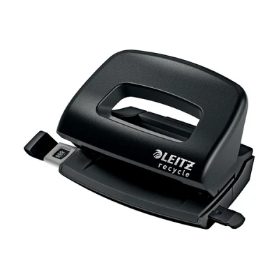 Image de Leitz NeXXt Recycle mini perforatrice 2 trous (10 feuilles) noir