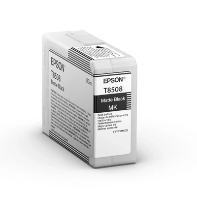 Image de Epson T8508 80 ml noir mat original cartouche d&#039;encre pour SureColor P800, P800 Designer Edition, SC
