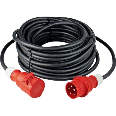 Afbeelding van AS Schwabe 61031 Stroom Verlengkabel 32 A Zwart 10.00 m H07RN F 5G 6 mm²