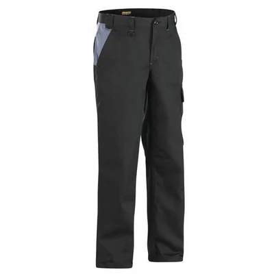 Image de Pantalon Industrie 1404 Noir/gris Coton croisé/polyester Blaklader