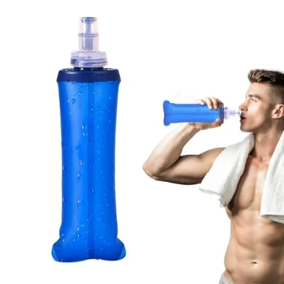 Afbeelding van VIKSAUN 1 x 250 ml zachte TPU opvouwbare fles voor hardlopen, wandelen, fietsen, marathon, klimmen (1)
