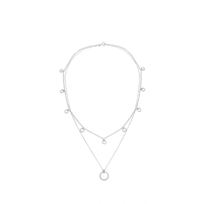 Afbeelding van Elli GEO Ketting, Dames, Maat: 40, Silber