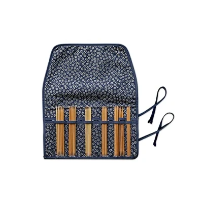 Afbeelding van Seeknit Koshitsu sokkennaaldenset E bamboe 15cm blauw.