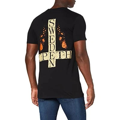 Afbeelding van Opeth Haxprocess heren t shirt Zwart (black) large,