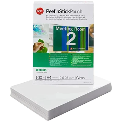 Afbeelding van Lamineerhoezen Peel &#039;n stick GBC